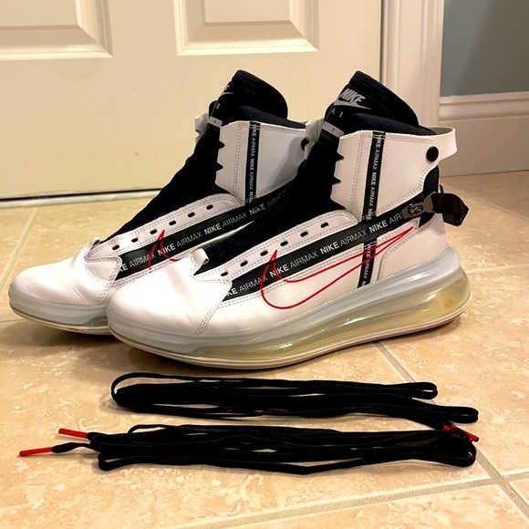 Nike Air Max 720 Satrn White Black University Red